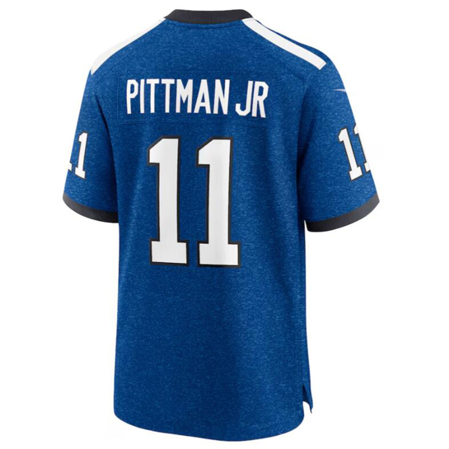 Choea IN.Colts #11 Michael Pittman Jr. Royal Indiana Nights Alternate Game Jersey Stitched Football Jerseys