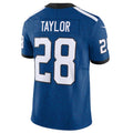 Choea IN.Colts #28 Jonathan Taylor Blue Vapor F.U.S.E. Limited Jersey American Stitched Jersey
