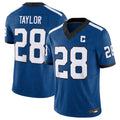 Choea IN.Colts #28 Jonathan Taylor Blue Vapor F.U.S.E. Limited Jersey American Stitched Jerseys