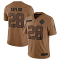 Choea IN.Colts #28 Jonathan Taylor Brown 2023 Salute To Service Limited Jersey Stitched Jerseys