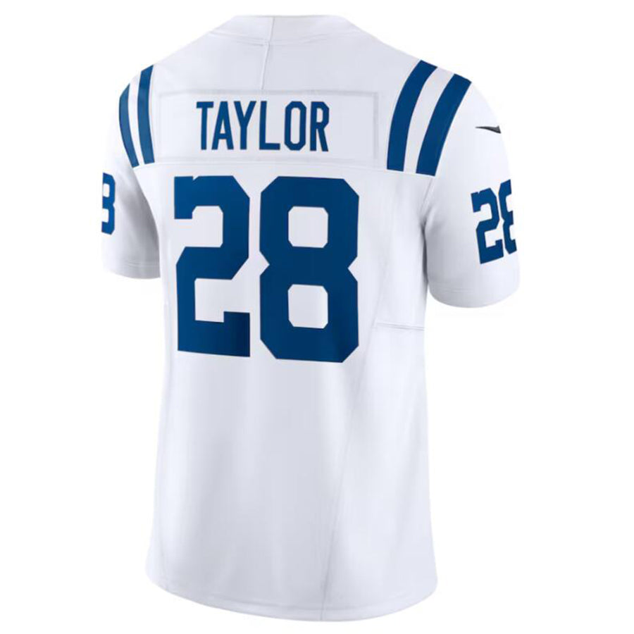Choea IN.Colts #28 Jonathan Taylor White Vapor F.U.S.E. Limited Jersey American Stitched Jersey