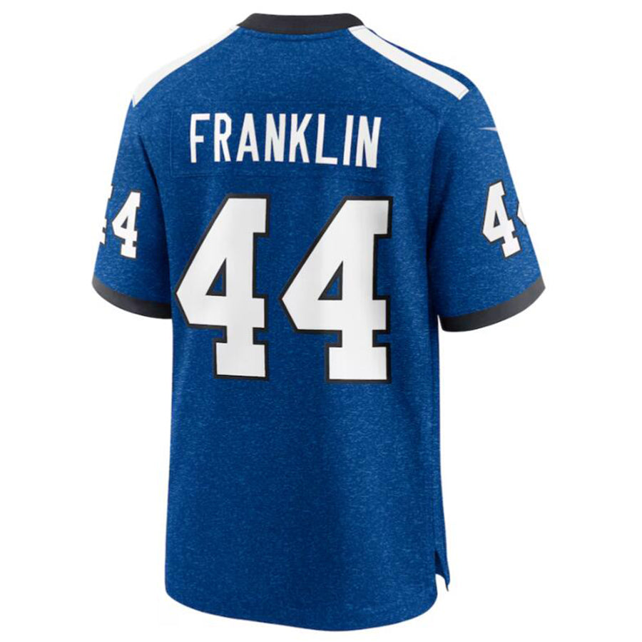 Choea IN.Colts #44 Zaire Franklin Royal Indiana Nights Alternate Game Jersey American Stitched Football Jerseys