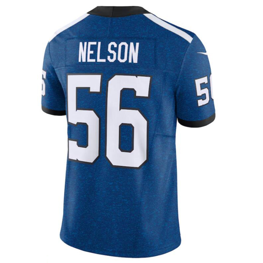 Choea IN.Colts #56 Quenton Nelson Blue Vapor F.U.S.E. Limited Jersey American Stitched Jerseys