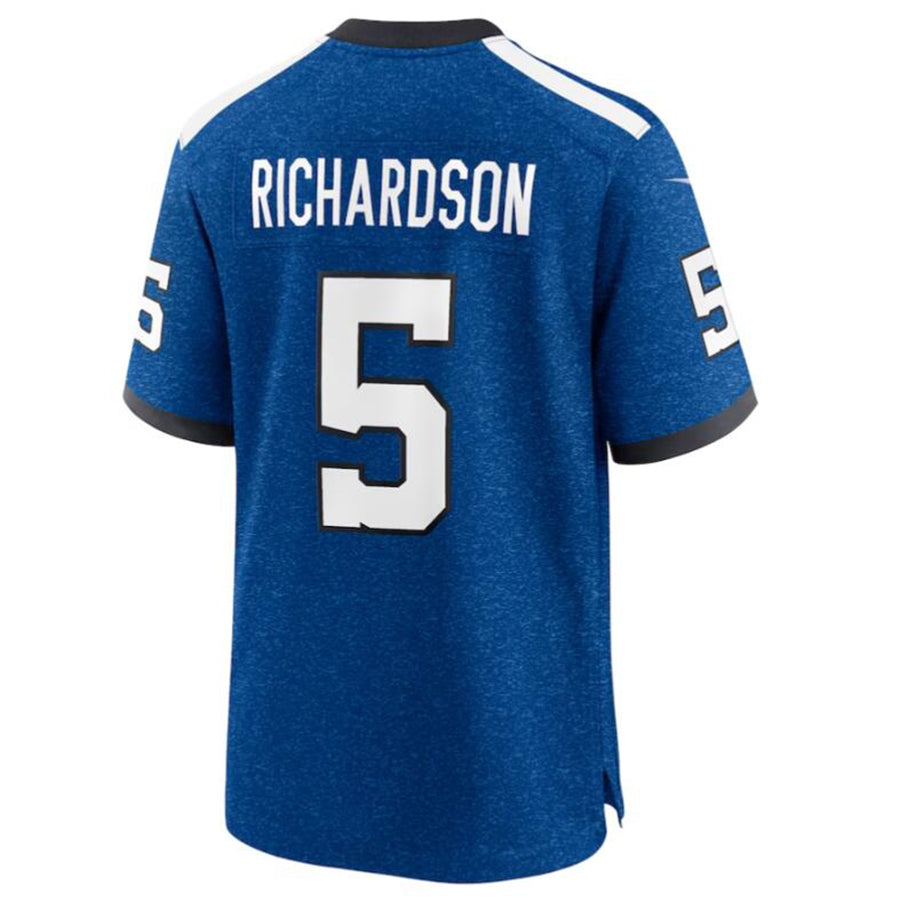 Choea IN.Colts #5 Anthony Richardson Royal Indiana Nights Alternate Game Jersey American Stitched Jersey