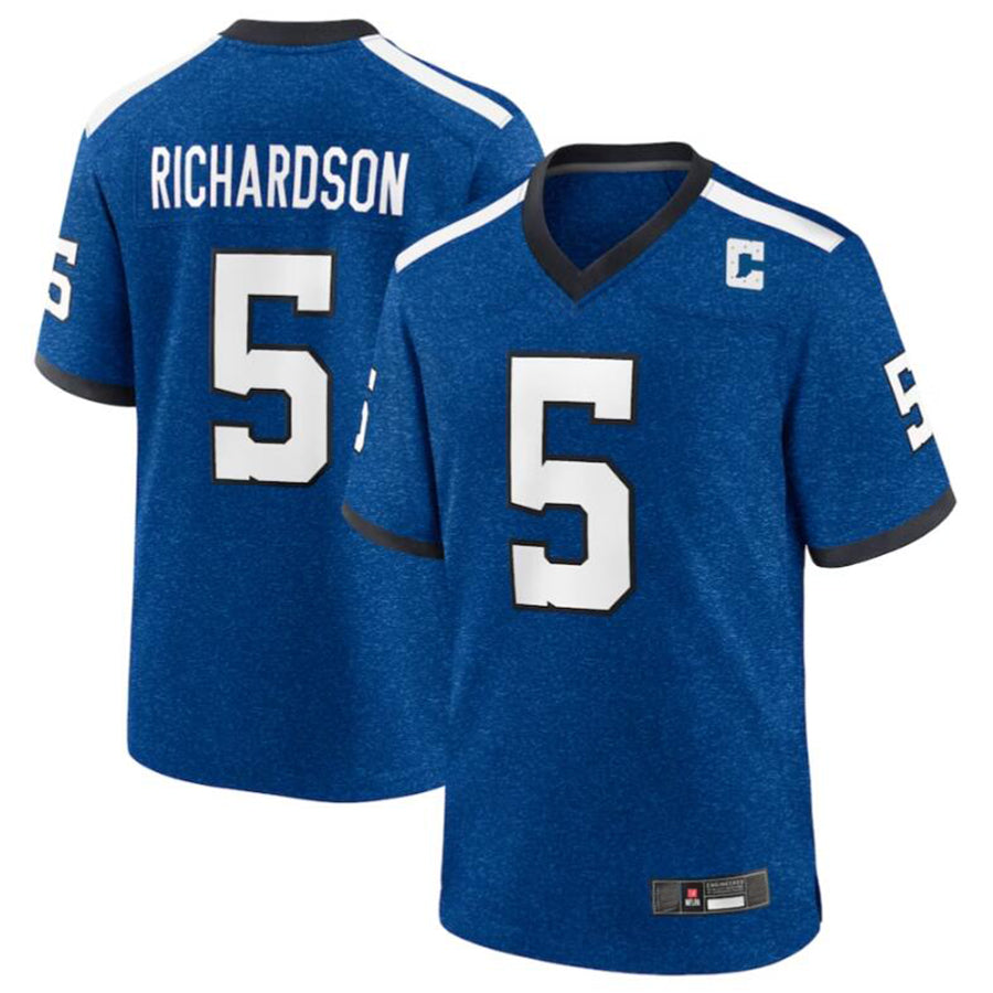 Choea IN.Colts #5 Anthony Richardson Royal Indiana Nights Alternate Game Jersey American Stitched Jerseys