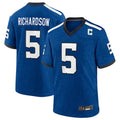 Choea IN.Colts #5 Anthony Richardson Royal Indiana Nights Alternate Game Jersey American Stitched Jerseys