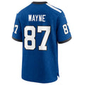Choea IN.Colts #87 Reggie Wayne Royal Retired Player Game Jersey American Stitched Football Jerseys