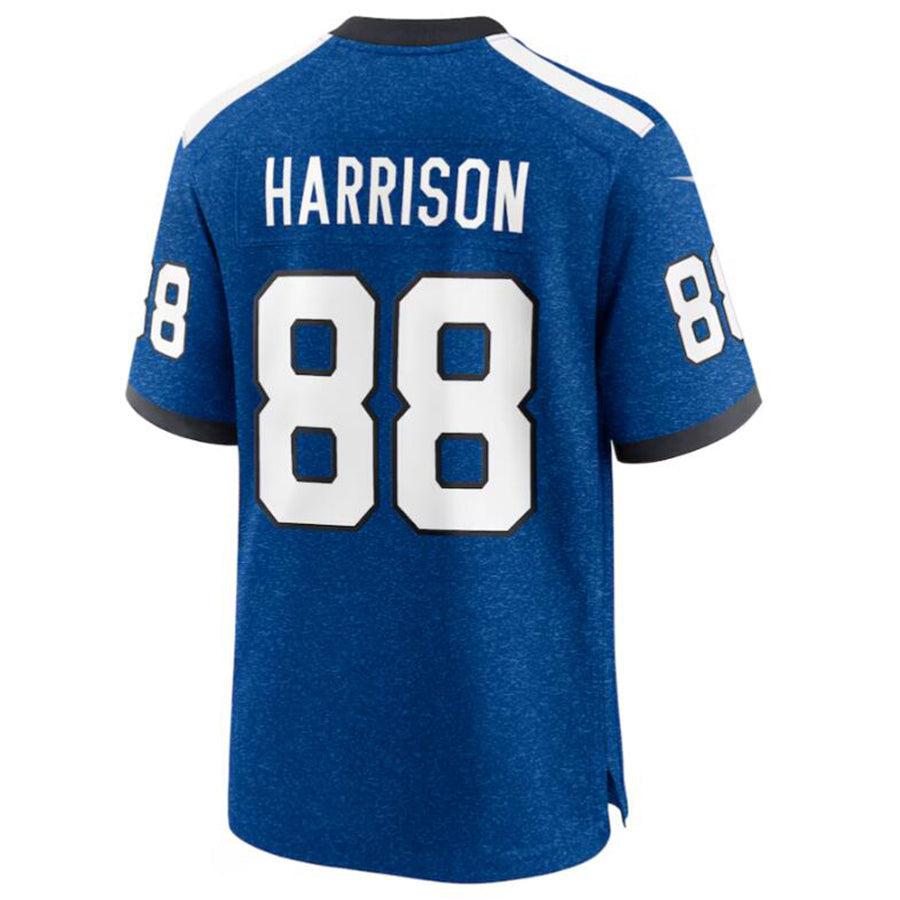 Choea IN.Colts #88 Marvin Harrison Royal Indiana Nights Alternate Game Jersey American Stitched Football Jerseys