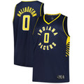 Choea I.Pacers #0 Tyrese Haliburton  Navy Big & Tall Fast Break Jerseys - Icon Edition