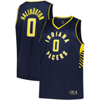 Choea I.Pacers #0 Tyrese Haliburton  Navy Big & Tall Fast Break Jerseys - Icon Edition