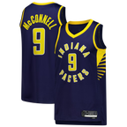 Choea I.Pacers #9 T.J. McConnell Navy Swingman Jerseys - Icon Edition