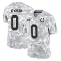 Choea IN.Colts #0 Camryn Bynum Player Arctic Camo Salute To Service Limited Game Stitched Jerseys