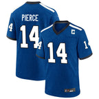 Choea IN.Colts #14 Alec Pierce Player Royal Alternate Indiana Nights Home Game Stitched Jerseys