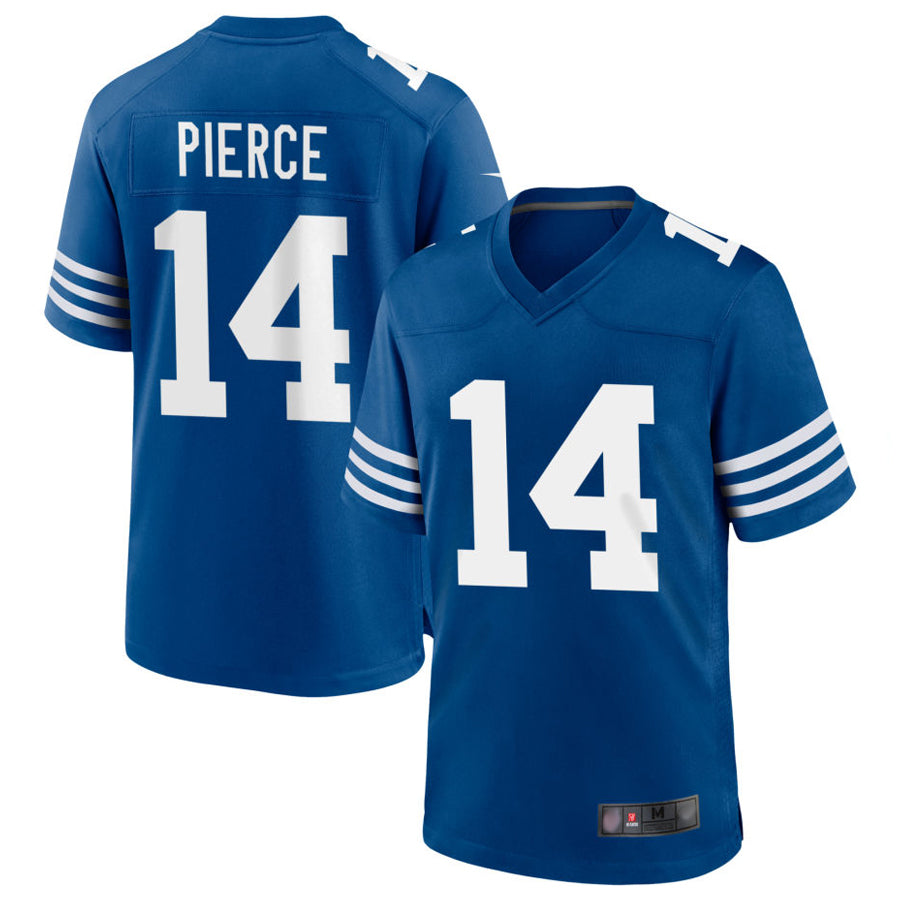 Choea IN.Colts #14 Alec Pierce Player Royal Limited Game Stitched Jerseys