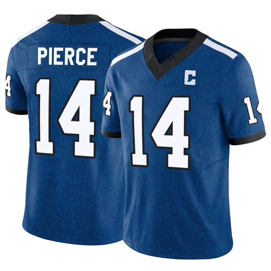 Choea IN.Colts #14 Alec Pierce Player Royal Vapor F.U.S.E. Limited Stitched Jerseys