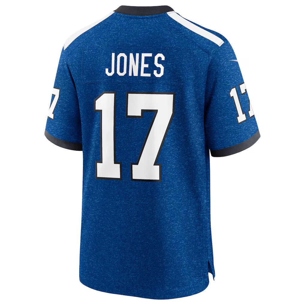 Choea IN.Colts #17 Daniel Jones Player Alternate 2 Indiana Nights Game Stitched Jerseys