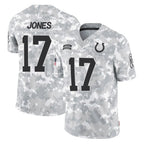 Choea IN.Colts #17 Daniel Jones Player Arctic Camo Salute To Service Limited Game Stitched Jerseys