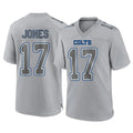 Choea IN.Colts #17 Daniel Jones Player Gray Atmosphere Fashion Home Game Stitched Jerseys