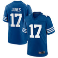 Choea IN.Colts #17 Daniel Jones Player Royal Limited Game Stitched Jerseys