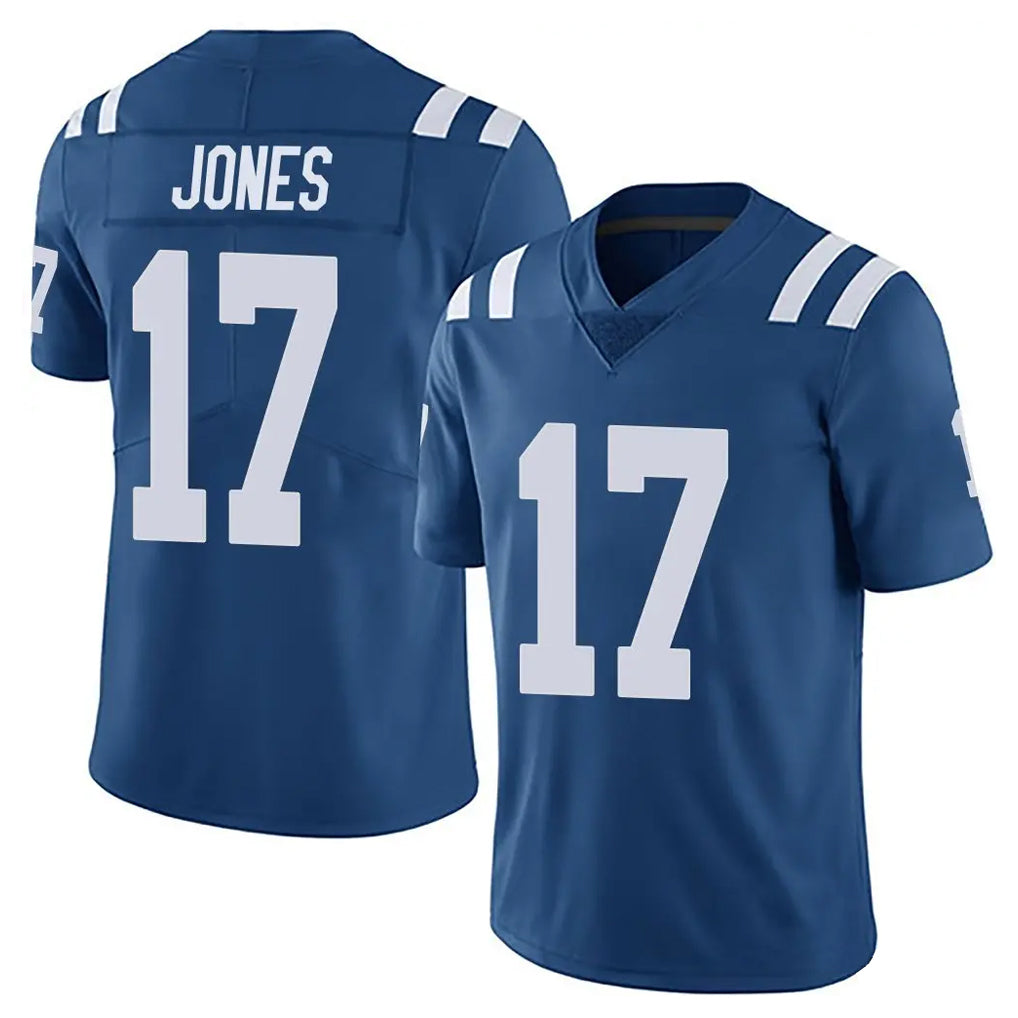 Choea IN.Colts #17 Daniel Jones Player Royal Limited Vapor Untouchable Home Game Stitched Jerseys