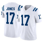 Choea IN.Colts #17 Daniel Jones Player White Limited Vapor F.U.S.E. Home Game Stitched Jerseys