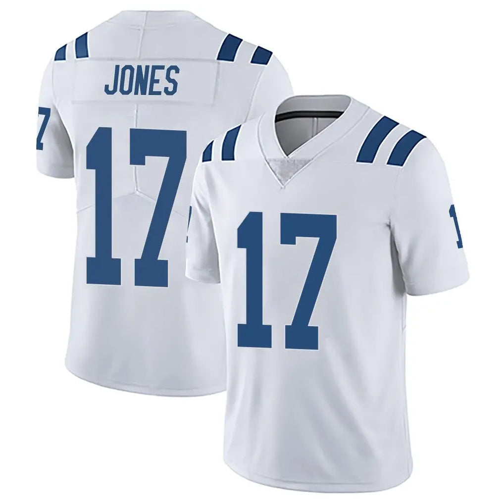 Choea IN.Colts #17 Daniel Jones Player White Limited Vapor Untouchable Home Game Stitched Jerseys
