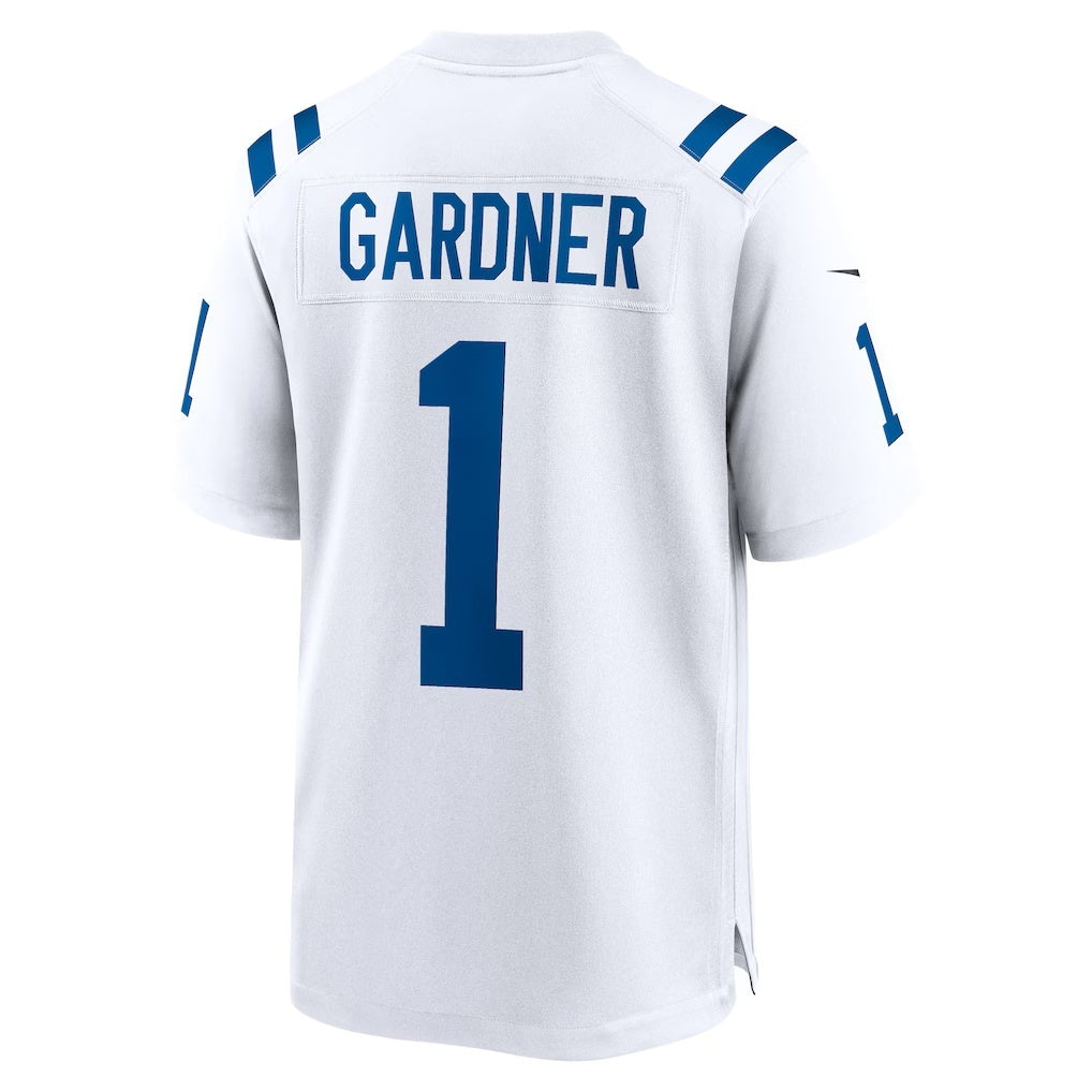 Choea IN.Colts #1 Ahmad Sauce Gardner White Game Stitched Jerseys