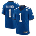 Choea IN.Colts #1 Sauce Gardner Player Royal Alternate Indiana Nights Home Game Stitched Jerseys