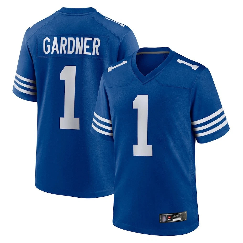 Choea IN.Colts #1 Sauce Gardner Player Royal Limited Home Game Stitched Jerseys
