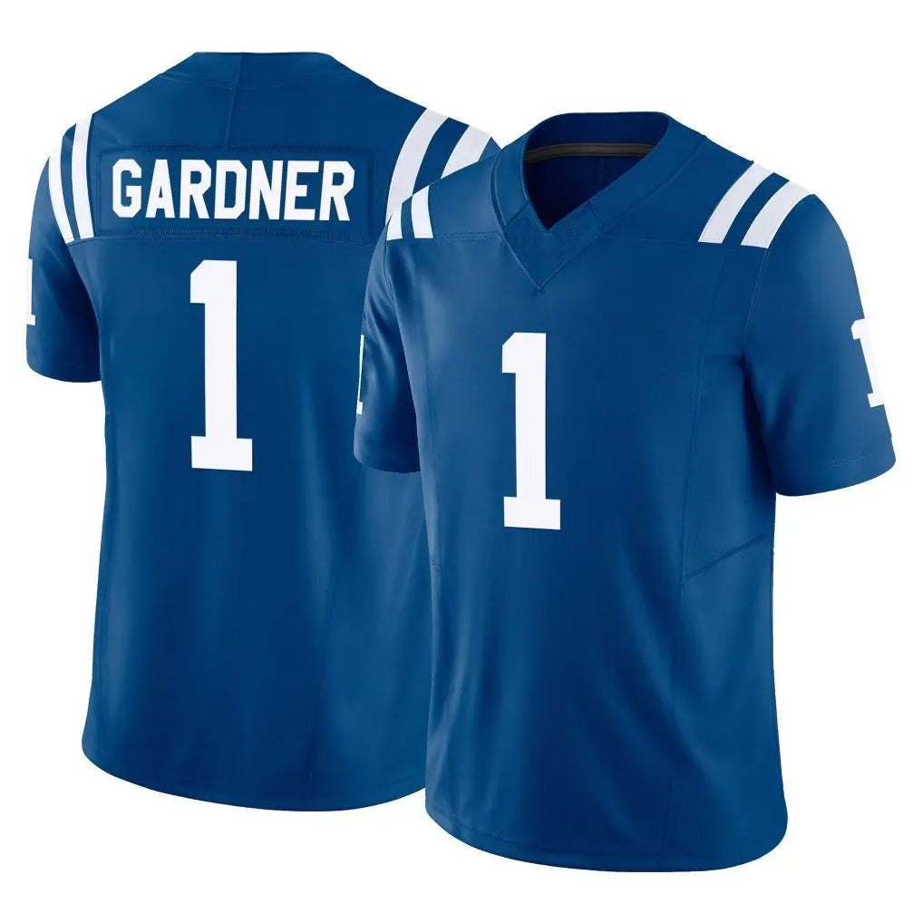 Choea IN.Colts #1 Sauce Gardner Player Royal Limited Vapor F.U.S.E. Home Game Stitched Jerseys