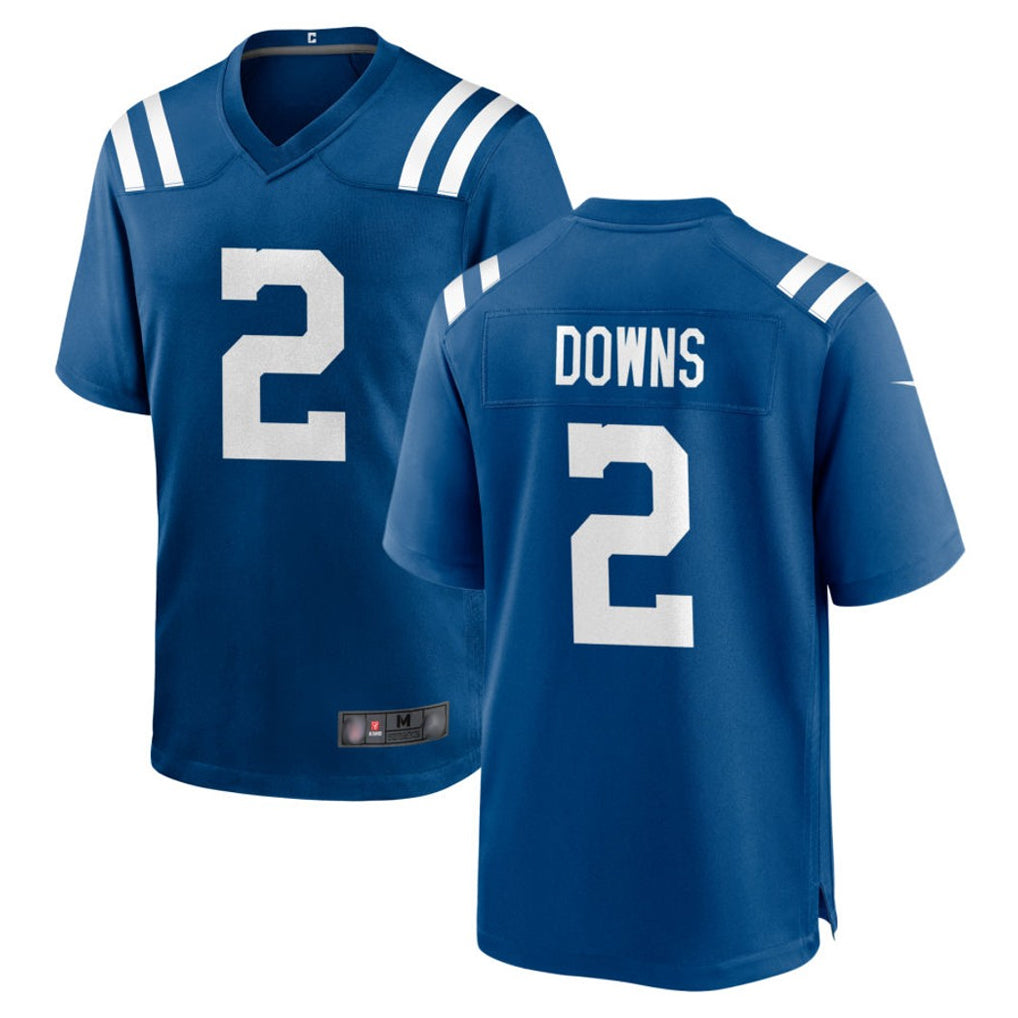Choea IN.Colts #2 Josh Downs Player Royal Home Game Stitched Jerseys