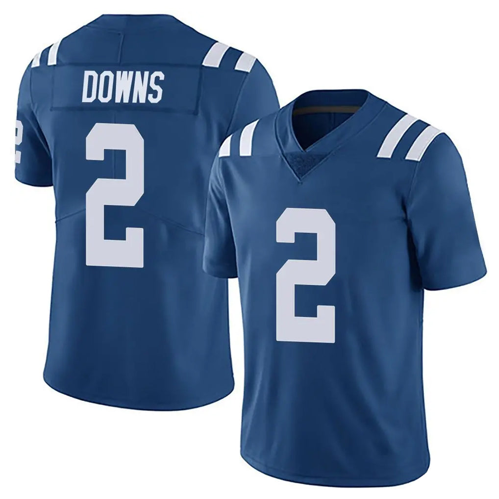 Choea IN.Colts #2 Josh Downs Player Royal Limited Vapor Untouchable Home Game Stitched Jerseys