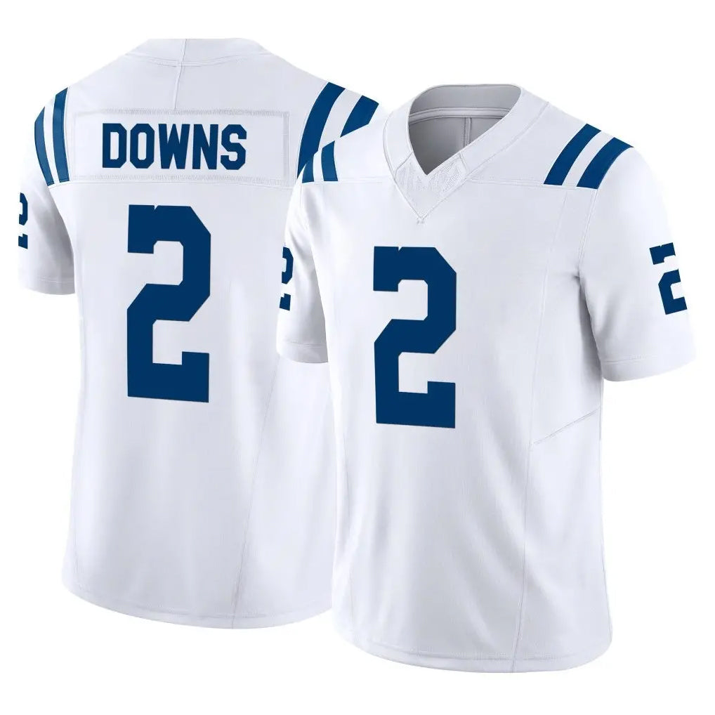 Choea IN.Colts #2 Josh Downs Player White Limited Vapor F.U.S.E. Home Game Stitched Jerseys