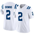 Choea IN.Colts #2 Josh Downs Player White Limited Vapor F.U.S.E. Home Game Stitched Jerseys