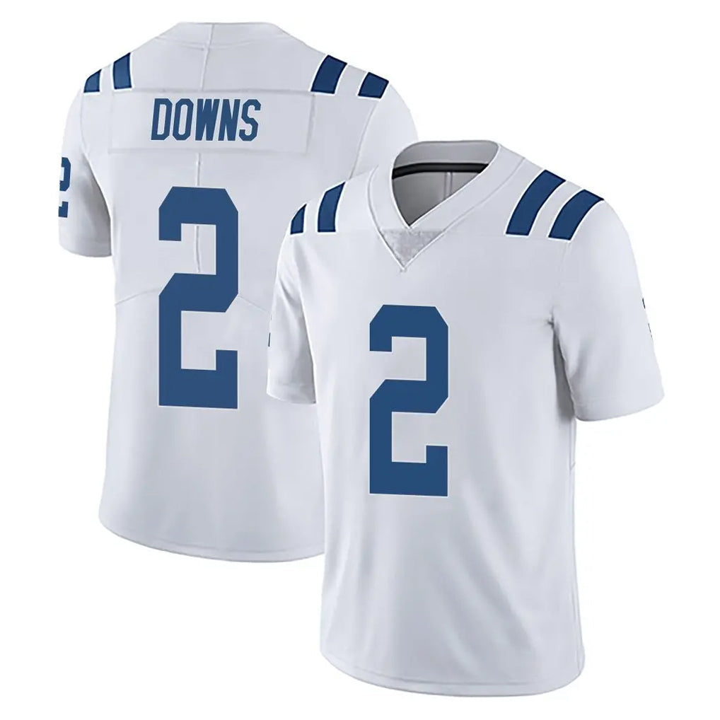 Choea IN.Colts #2 Josh Downs Player White Limited Vapor Untouchable Home Game Stitched Jerseys