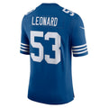 Choea IN.Colts #53 Darius Leonard Royal Alternate Vapor Limited Stitched Jerseys