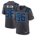 Choea IN.Colts #56 Quenton Nelson Anthracite 2026 Rivalries Collection Game Stitched Jerseys