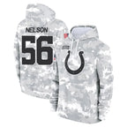 Choea IN.Colts #56 Quenton Nelson Player Arctic Camo Salute to Service Hoodies Limited Game Stitched Jerseys