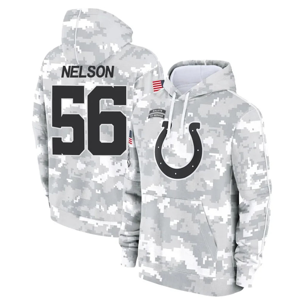 Choea IN.Colts #56 Quenton Nelson Player Arctic Camo Salute to Service Hoodies Limited Game Stitched Jerseys