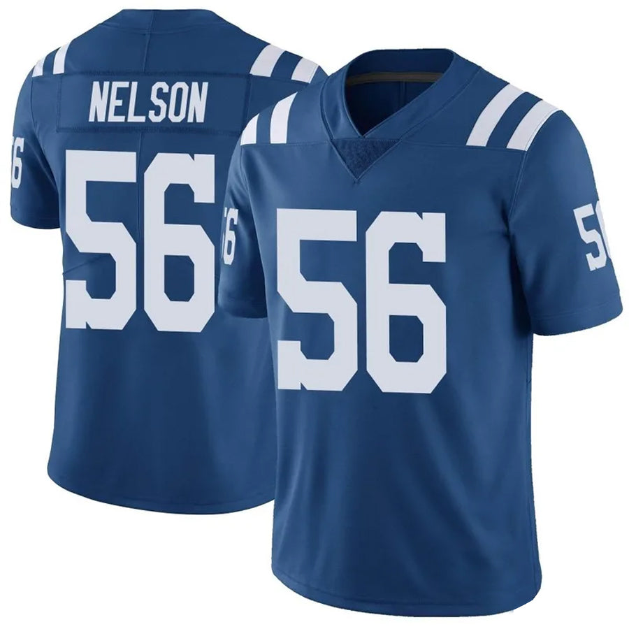 Choea IN.Colts #56 Quenton Nelson Player Blue Limited Game Stitched Jerseys