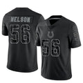 Choea IN.Colts #56 Quenton Nelson Player RFLCTV Limited Black Stitched Jerseys