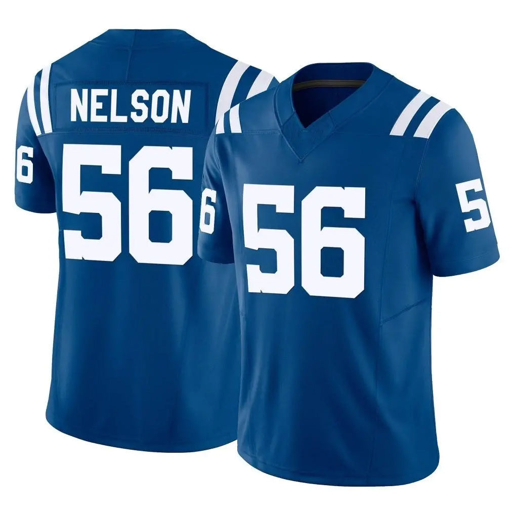 Choea IN.Colts #56 Quenton Nelson Player Royal Limited Vapor F.U.S.E. Home Game Stitched Jerseys