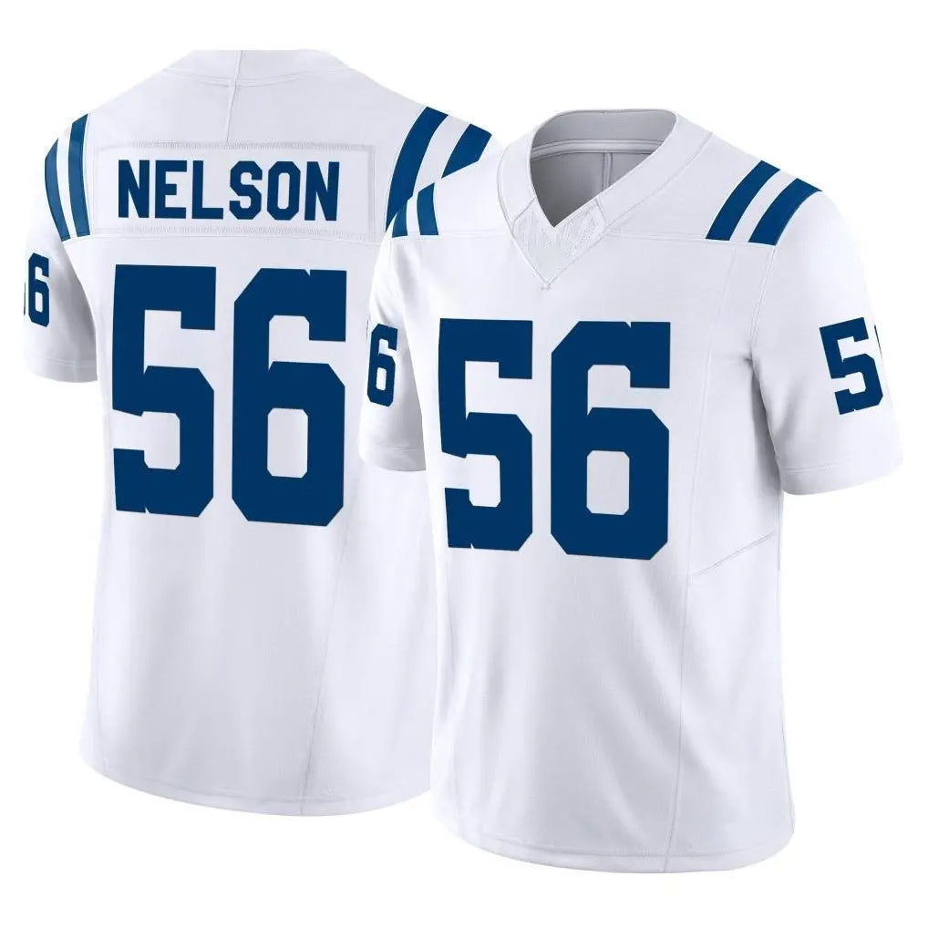 Choea IN.Colts #56 Quenton Nelson Player White Limited Vapor F.U.S.E. Home Game Stitched Jerseys