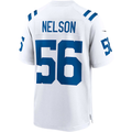 Choea IN.Colts #56 Quenton Nelson White Game Player Stitched Jerseys