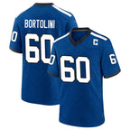 Choea IN.Colts #60 Tanor Bortolini Player Royal Alternate Indiana Nights Home Game Stitched Jerseys