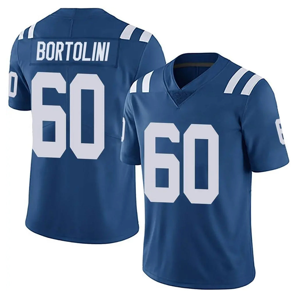 Choea IN.Colts #60 Tanor Bortolini Player Royal Limited Vapor Untouchable Home Game Stitched Jerseys