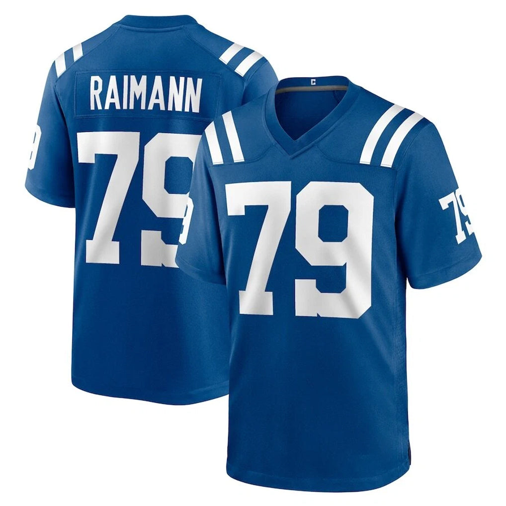 Choea IN.Colts #79 Bernhard Raimann Player Royal Home Game Stitched Jerseys