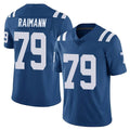 Choea IN.Colts #79 Bernhard Raimann Player Royal Limited Vapor Untouchable Home Game Stitched Jerseys