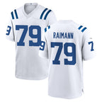 Choea IN.Colts #79 Bernhard Raimann Player White Home Game Stitched Jerseys