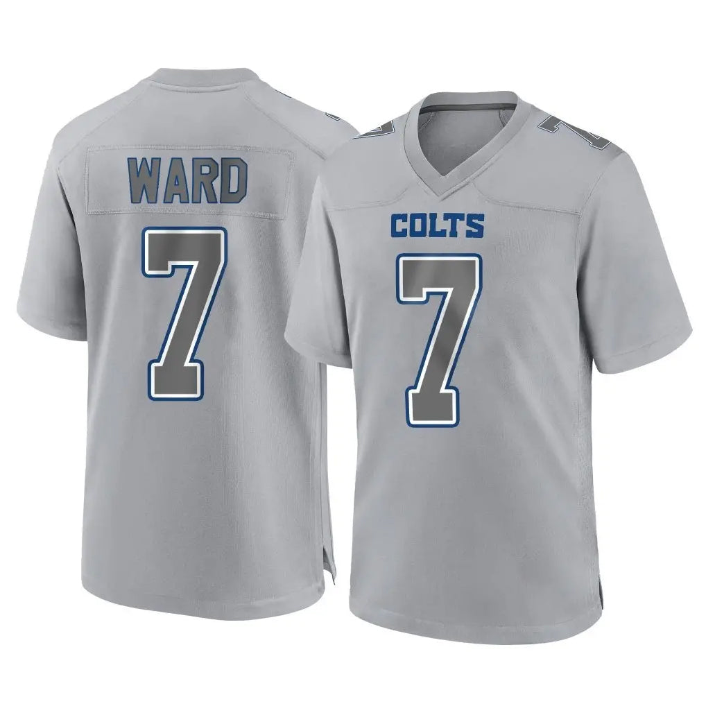 Choea IN.Colts #7 Charvarius Ward Sr. Player Gray Atmosphere Fashion Home Game Stitched Jerseys